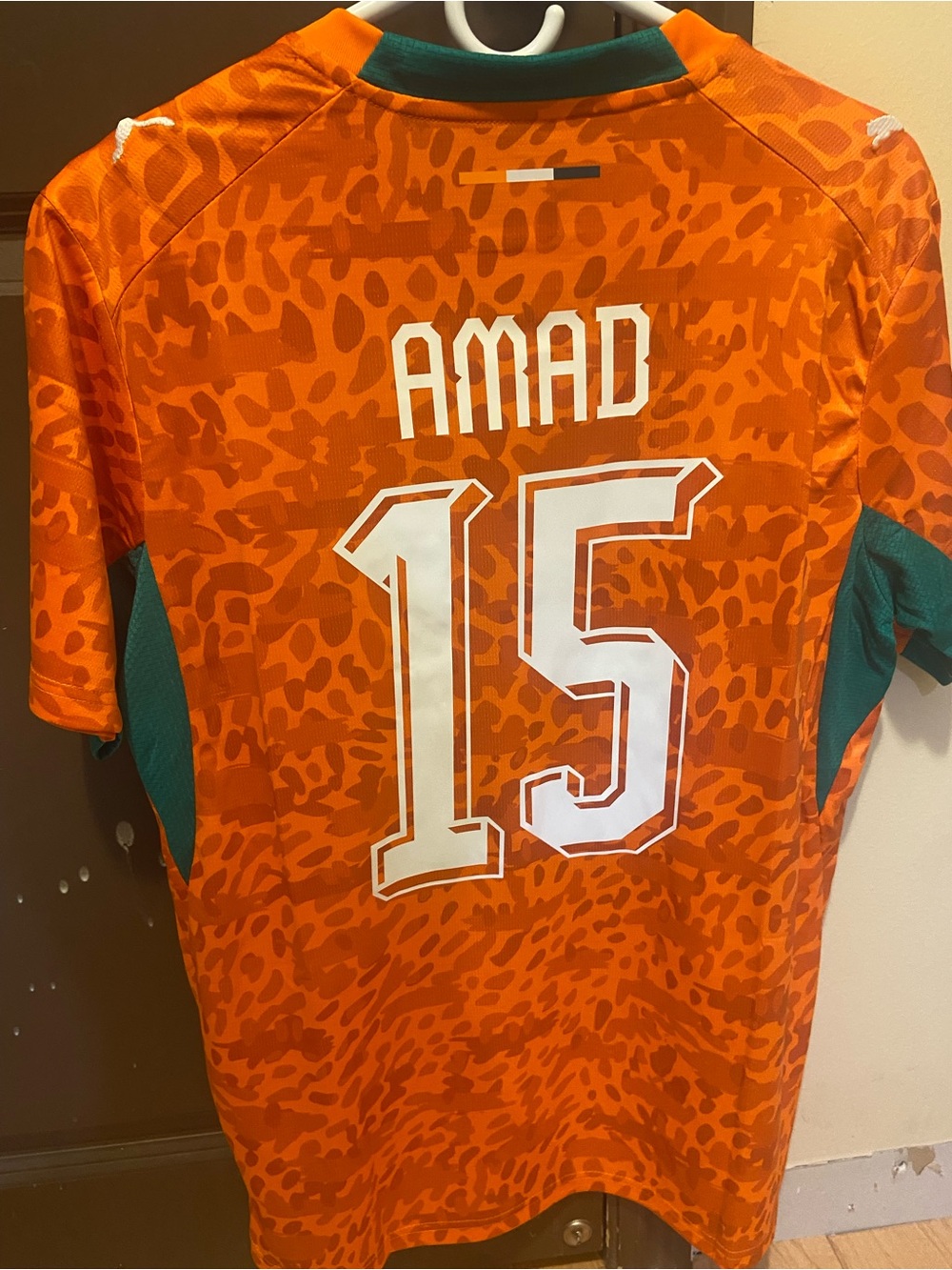 Ivory Coast 2026 World Cup AMAD 15 Orange Soccer Jersey